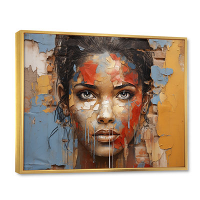Cuban Woman Street Art - Modern Canvas Art Print