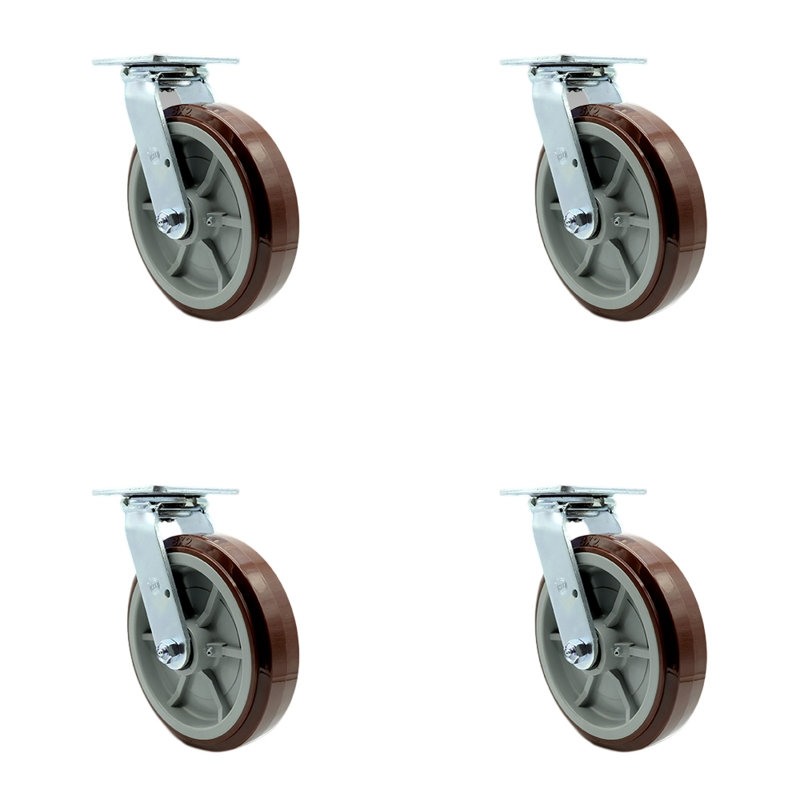 Stainless Steel Polyurethane Caster
