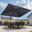 274cm X 365cm Rectangular Cantilever Parasol-852717806