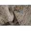 Tapis élégant de style Gabbeh minimaliste 5 x 12 avec des motifs géométriques subtils