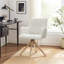 Chaise de bureau pivotante en tissu Jadel -658502826