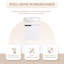 Meuble-lavabo simple 16,8 po avec plateau en céramique Cowden-529116759