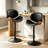 Modern Faux Leather Swivel Adjustable Height Bentwood Bar Stool-151775621