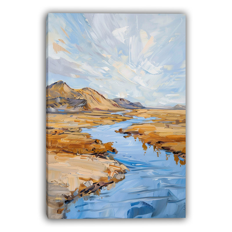 «Canyon Basin Desert Canyon», art mural sur toile tendue, L 30 po x H 40 po x P 1,5 po