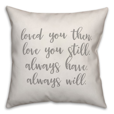  Coussin Love Love Gives Up