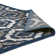 Kalinda Rustic Vintage Trellis Moroccan Blue/Brown Area Rug