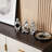 3PCS Thinker Statue Decor Abstract Art Sculpture, Resin Collectible Figurines for Home Living Room Office Shelf Decoration, Gifts Ideas, Silver-1018764014
