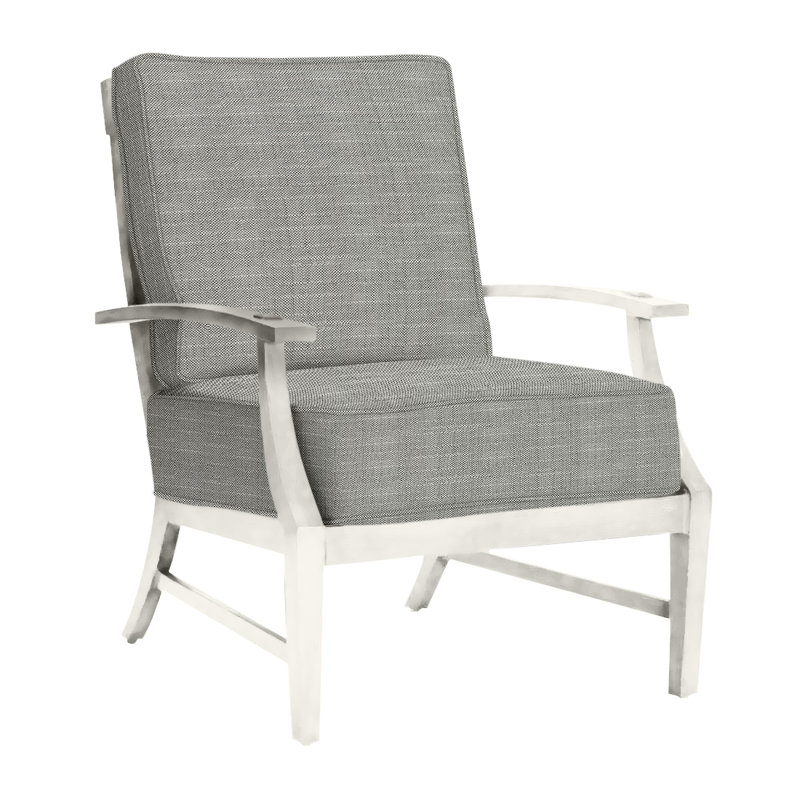 Méridienne Croquet, InsideOut® Rollo ‑ lin argent, Pas de soudure, Craie