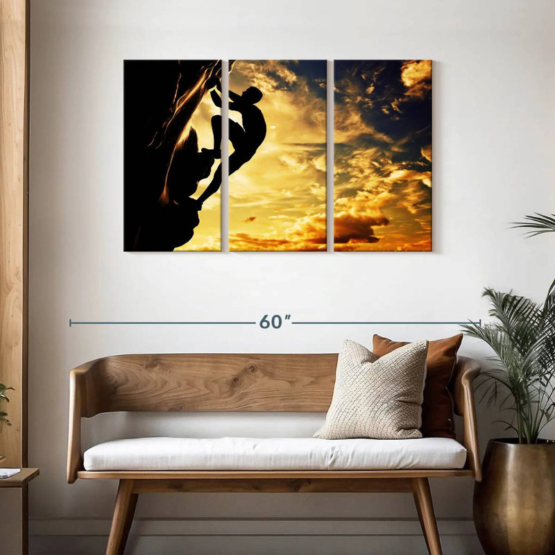 Sireci Free Climbing, 28" H x 45" W