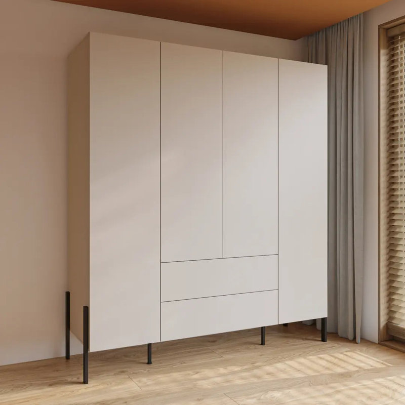 Bertillo Manufactured Wood Wardrobe