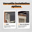 VidaXL 200cm D Retractable Patio Awning-124587321-124587320
