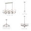 Luminaire suspendu linéaire à 8 lumières pour îlot de cuisine Derrick-1221603140