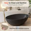 Baignoire de trempage ovale autoportante 67 po 67 po-111464615
