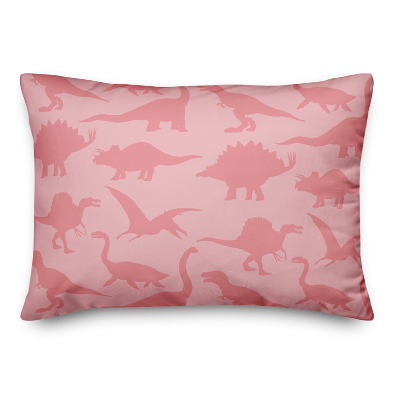Housse de coussin rectangulaire/insert, Rose / Rose