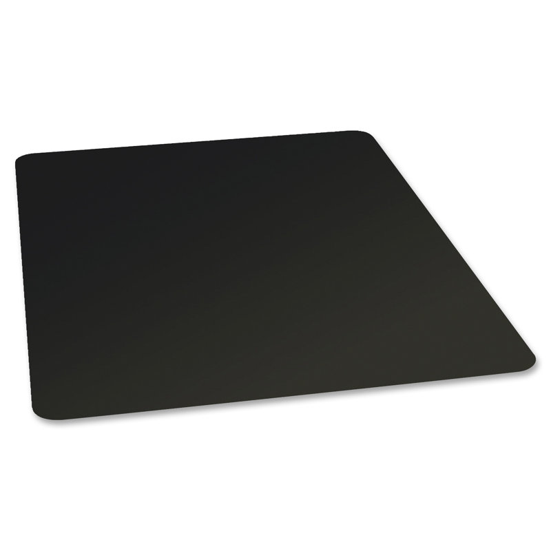 Sous-main rectangulaire, Noir, H 0,06 po x l 36 po x P 20 po