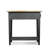 Narrow Solid Wood Side Table with Shelf-1137227800