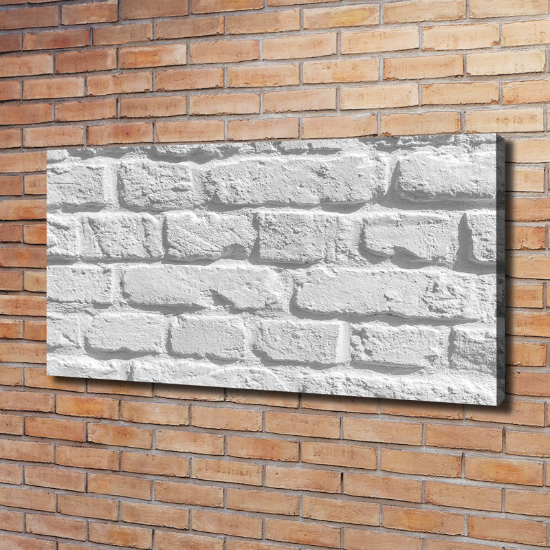 Brick Wall - Wrapped Canvas Print