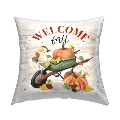 Coussin Welcome Welcome Wagon, imprimé par Deane Beesley