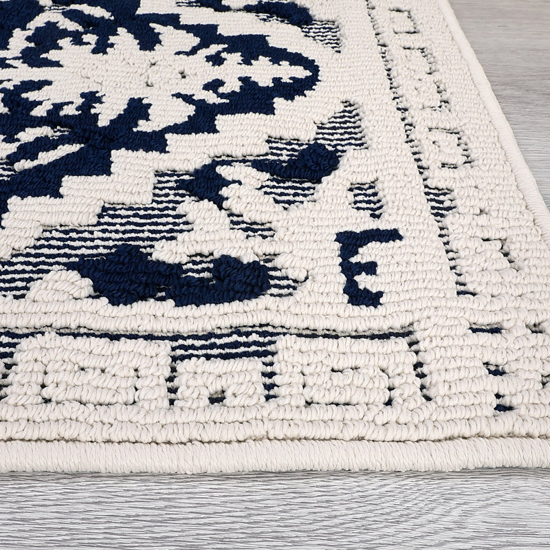 Vintage Floral Area Rug Washable Non Slip Low Pile Carpet Mark Resistant Soft Collapsible Vintage Accent Throw Rug Living Room Bedroom Dining Room Office Home Decor