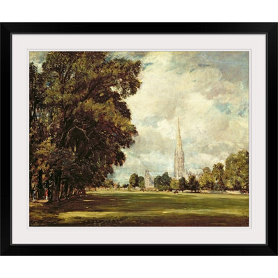 «Salisbury Cathedral from Lower Marsh Close», 1820 par John Constable - reproduction imprimée