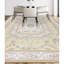 Hand-Knotted High-Quality Yellow and Ivory Area Rug