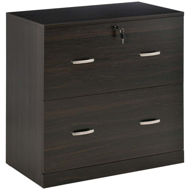 Drawer File Cabinet With Lock And Keys, Vertical Storage Filing Cabinet With Hanging Bar  Letter , Home Office,