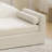 88.5" W Slipcovered Chenille Upholstered Bench-686784345