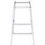 Tabourets de bar modernes sans dossier (lot de 2) avec finition et design impressionnants pour salle à manger ou cuisine. Style contemporain, repose-pieds et allure sophistiquée.