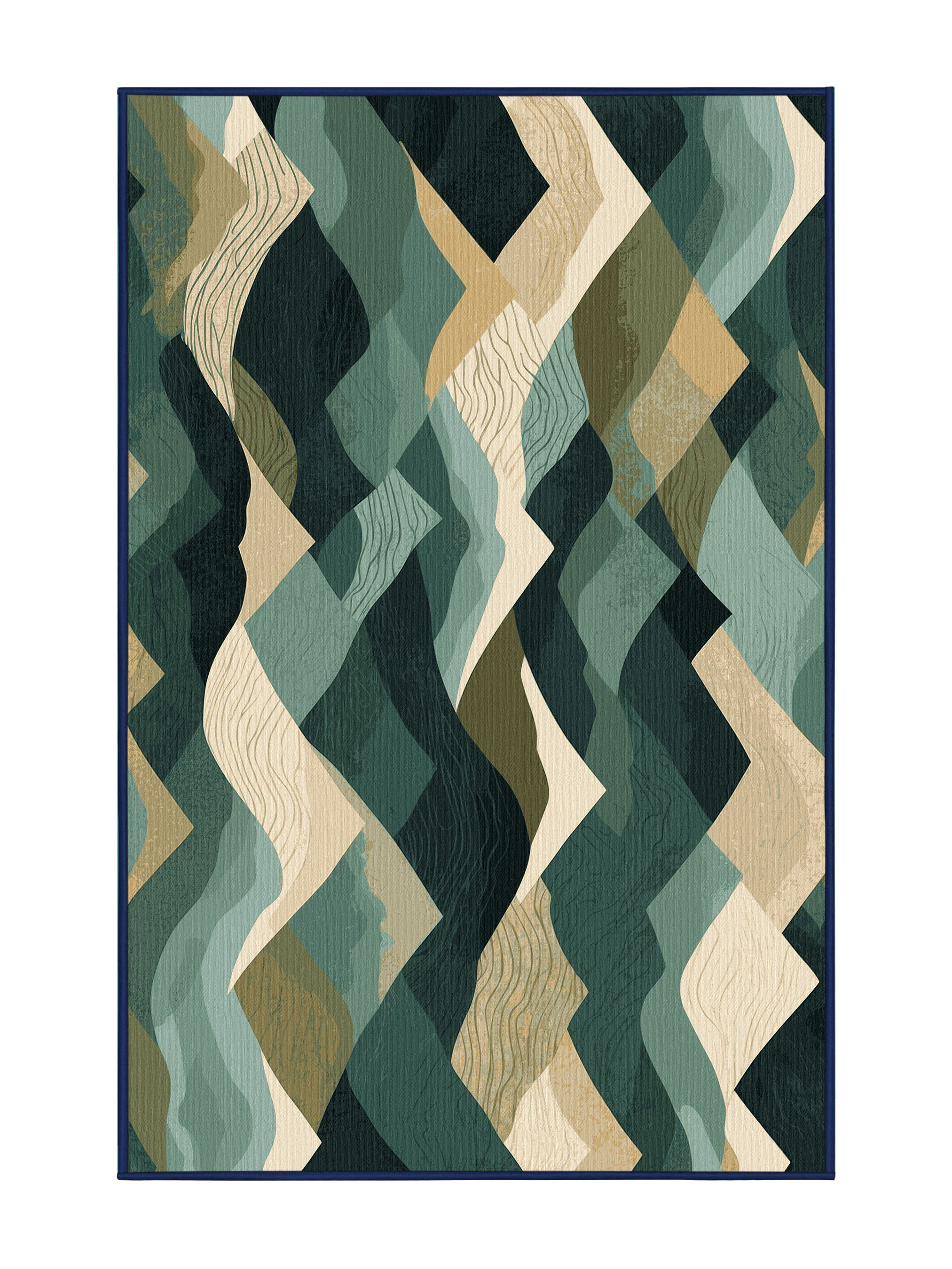 Orren Ellis Crescent Embers Rug | Wayfair