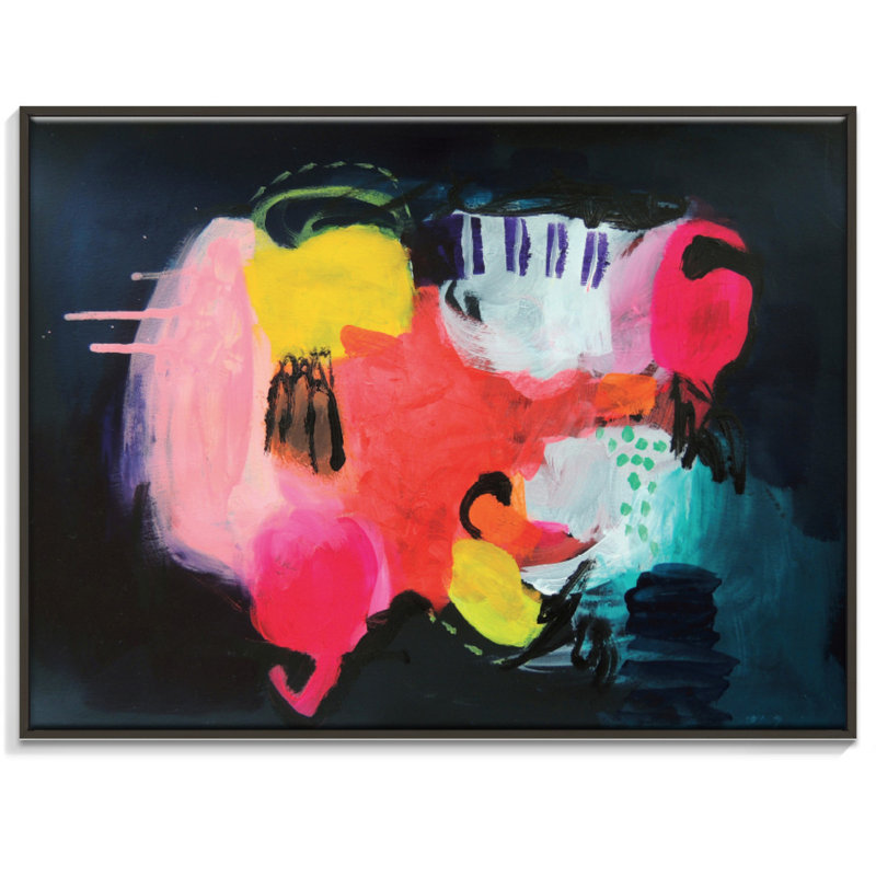 Amira Rahim - Painting on Canvas, Black, 76cm H x 102cm W 