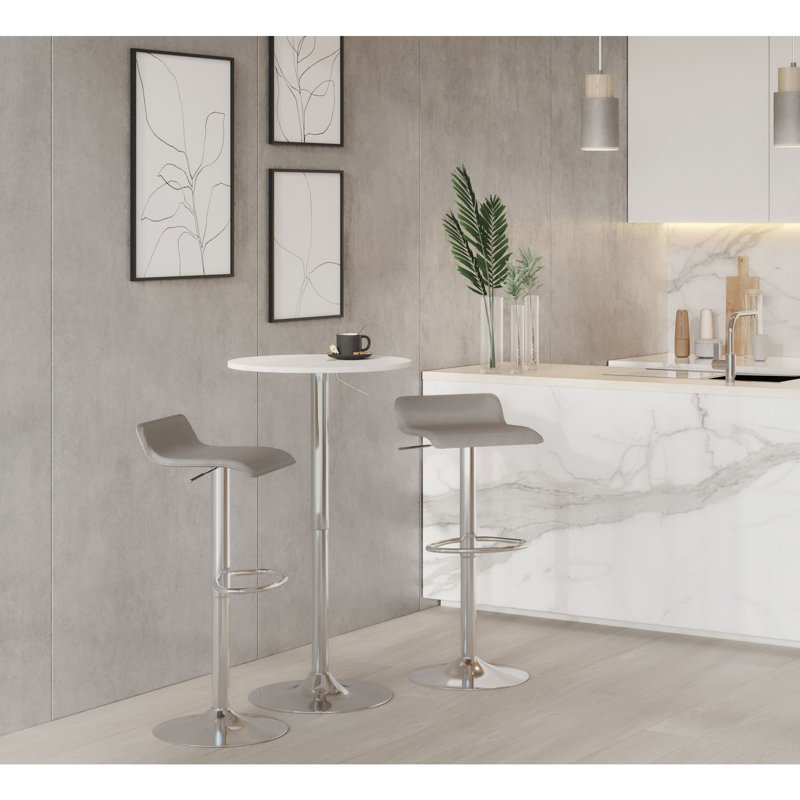 Table de salle à manger Adjus, Blanc