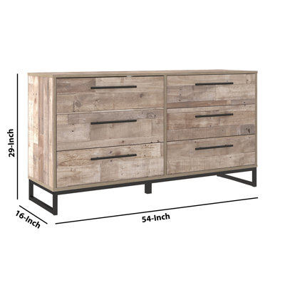 Loon Peak® Arely 6 - Drawer Dresser | Wayfair