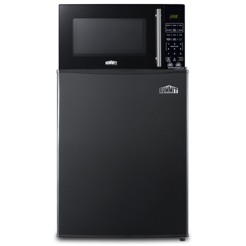Summit Appliance 2.4 Cubic Feet Freestanding Mini Fridge with Microwave