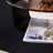 Modern Detachable Double-Layer Round Coffee Table with L-Shaped Legs