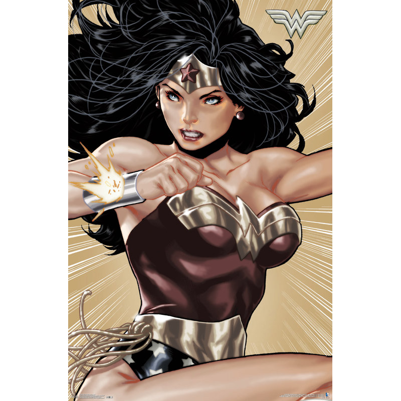 Femme wondere-impression sur papier hyper