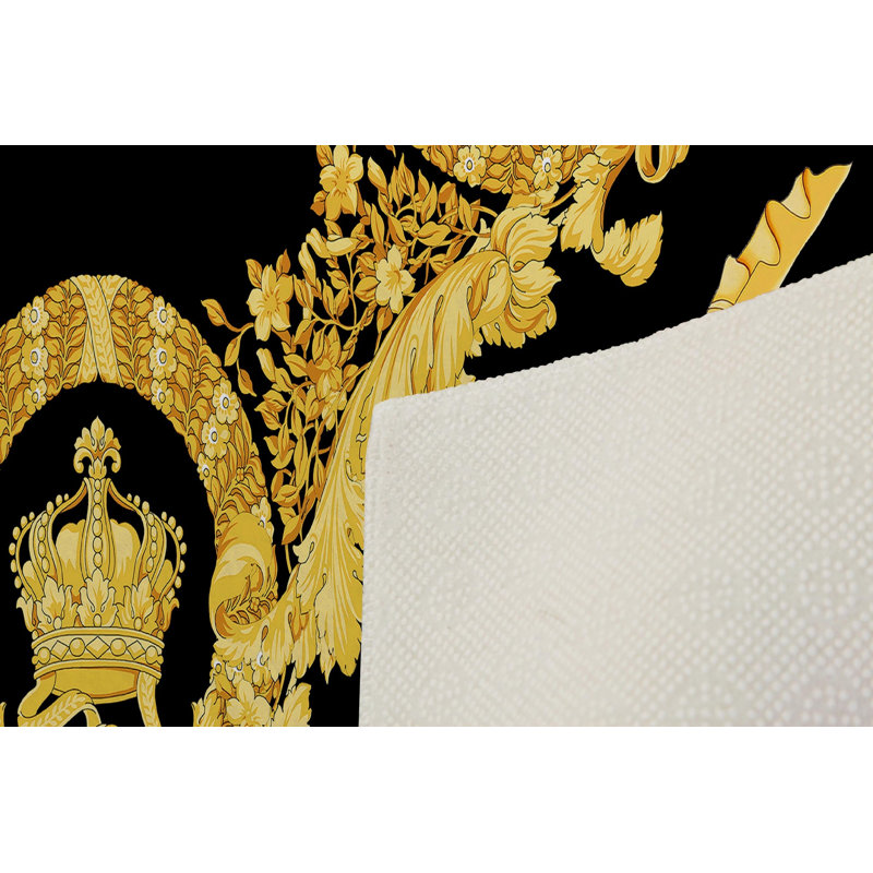 Premium Hall Carpet (3.3 x 6.6 ft), 100% Polyester, 0.4 in Pile Height | Antibacterial, Non-Slip PVC Dot Underside | Machine Washable, 3D Digital Printing | Ideal for Living Room, Bedroom, and Entryway Decor