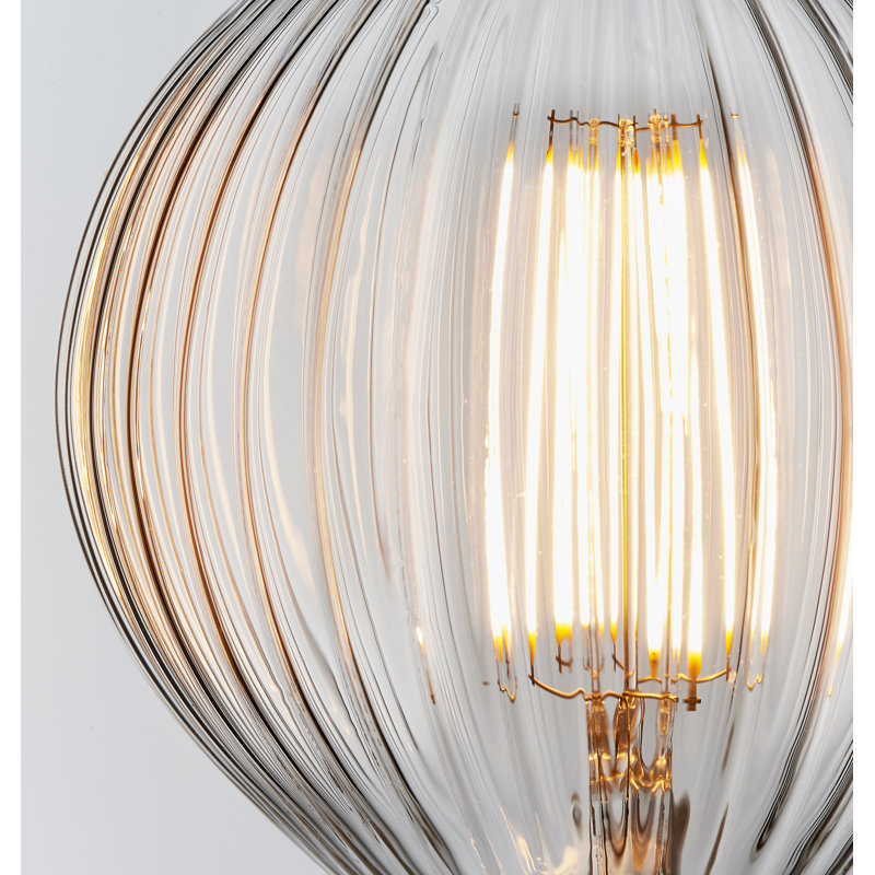 4W E27 ES G125 Globe LED Non-Dimmable Bulb - 480lm 2200K Warm White