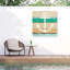 Décoration murale d'extérieur toutes saisons Adileni «Beachscape III Anchor Green»-1749446263