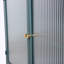 Armoire de rangement murale en métal avec portes en verre trempé pour salle de bain, cuisine, salon et bureau-118493691
