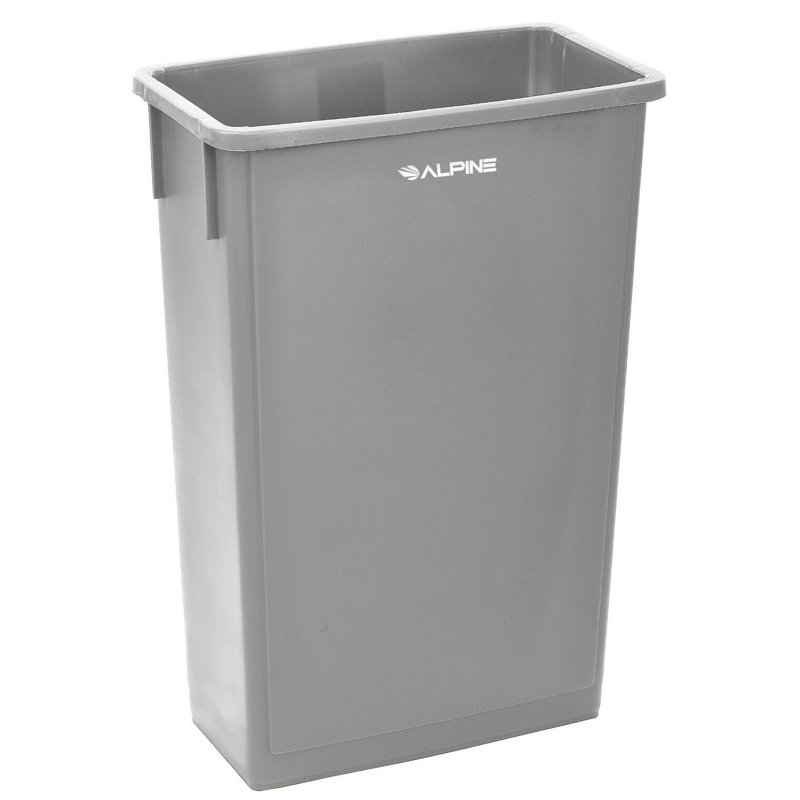 Poubelle d'intérieur commerciale 23 gallons, Gris