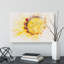 The Beauty of the Flower Watercolour - Wrapped Canvas-56658772