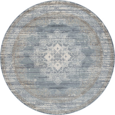 Don Ocean Stone Power-Loomed Area Rug