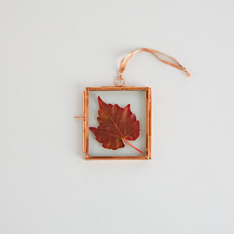 Single Picture Frame Metal Picture Frame, 8.2cm x 7.5cm, Copper