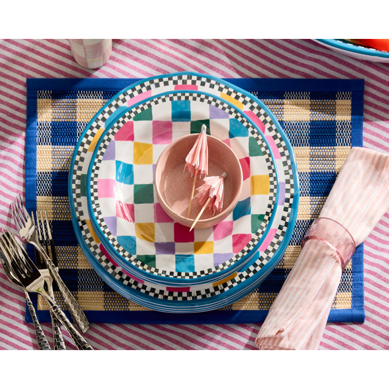 Jamboree Melamine Dinner Plates