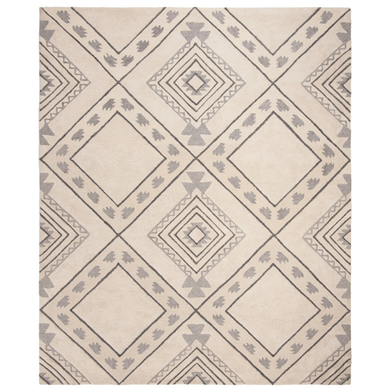 Powell Hand Tufted Performance Southwestern Rug, Rectangle 5' x 8'