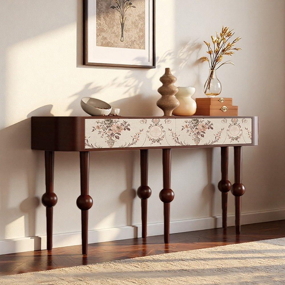 Canora Grey French Vintage Solid Wood Console Table - Wayfair Canada