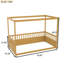 Lit simple - Encouragez la structure en bois avec barrière de sécurité pendant le sommeil