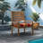 Chair Pad Cushion Set Of 2, 18" X 18" X 2.5", Premium Memory Foam Core With Waterfall Edge, Sunbrella, Patio Cushion For Outdoor Chairs-659771256