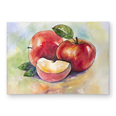 Succulent Apples Outdoor Area Rug | Home Decor Food Art