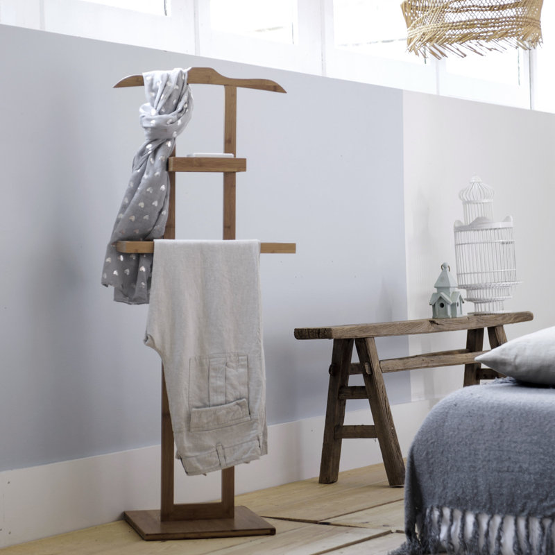 Solid Wood Freestanding Valet Stand